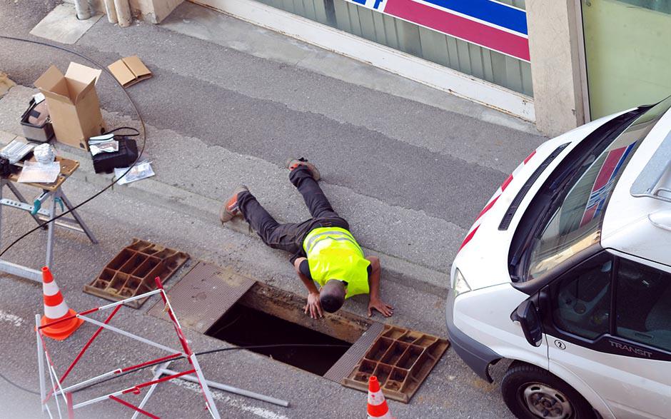 travaux assainissement Varennes-Jarcy
