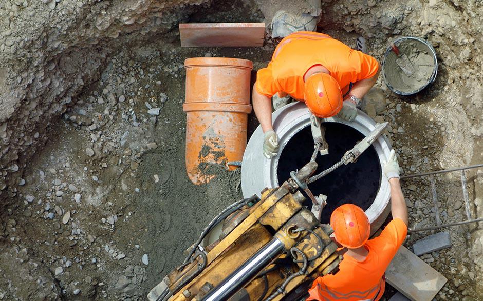 travaux assainissement Varennes-Jarcy